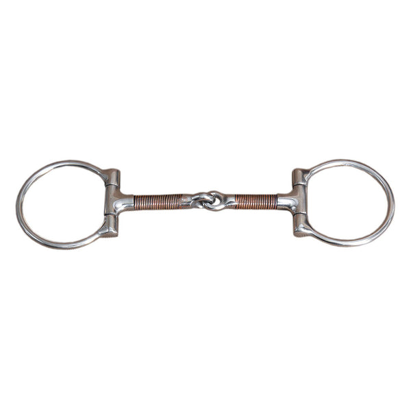 5" Hilason Western Stainless Steel Horse Copper Mouth Bit with 2.5" Ring - Hilason