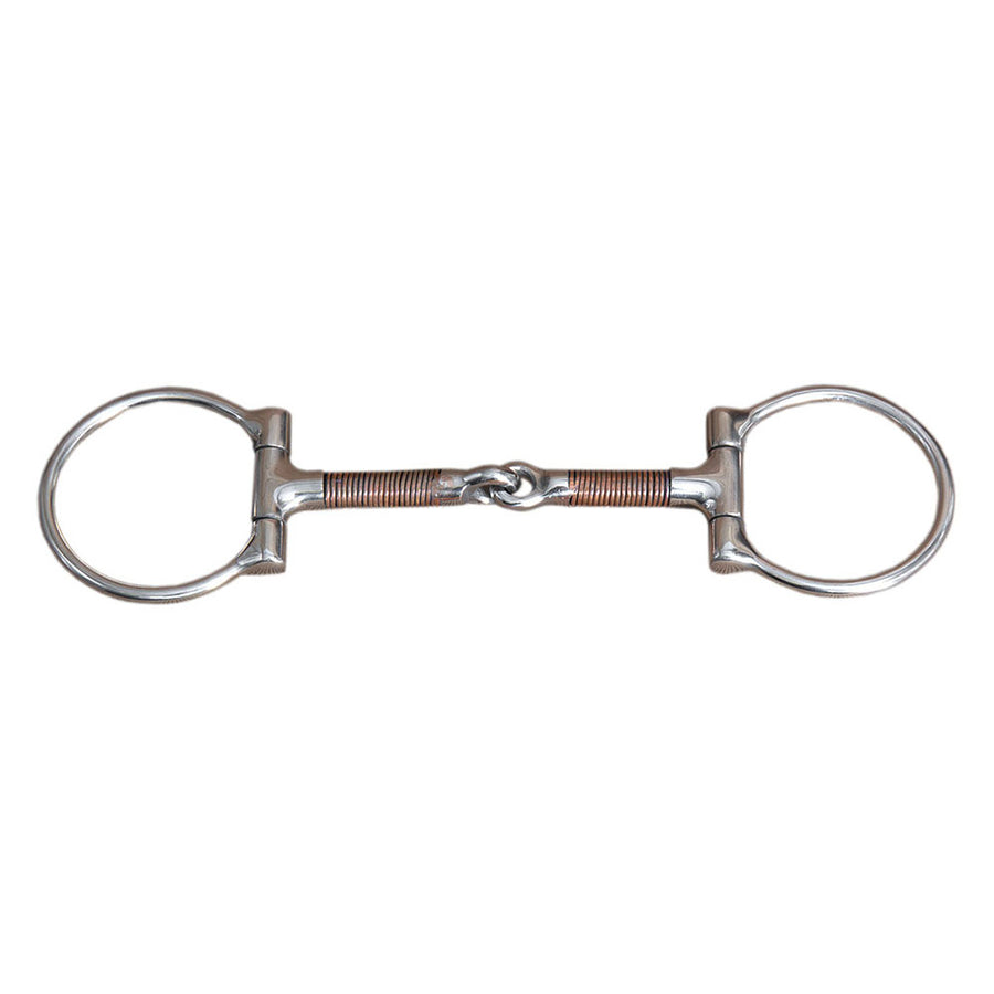 5" Hilason Western Stainless Steel Horse Copper Mouth Bit with 2.5" Ring - Hilason