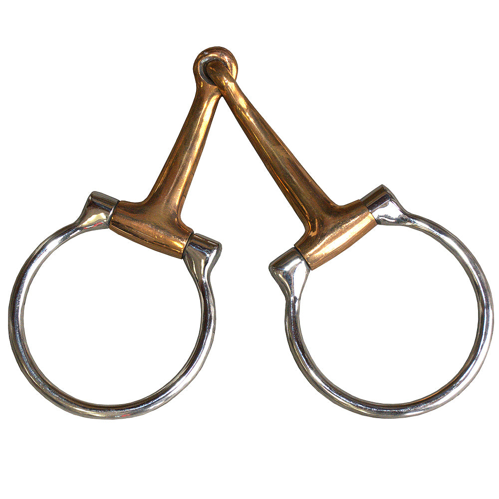 5" Hilason Western Horse Mouth Solid Cooper Ring StainlessSteel Bits
