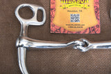 5" Hilason Horse Mouth Steel Tom Thumb Bit W/ Jointed