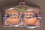 5" Hilason Western Loose Ring Horse Bit W/ Double Twisted Copper Wire Mouth