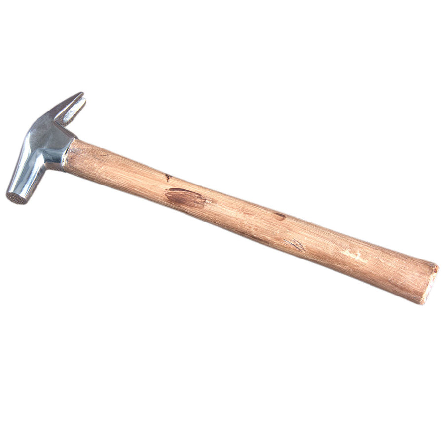 Hilason Western Leather Farrier Tool Care Hammer With Wooden Handle
