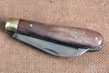 Hilason Western Horse Care Farrier Tool Mane Foldable Thinning Knife Steel Blade