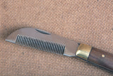 Hilason Western Horse Care Farrier Tool Mane Foldable Thinning Knife Steel Blade