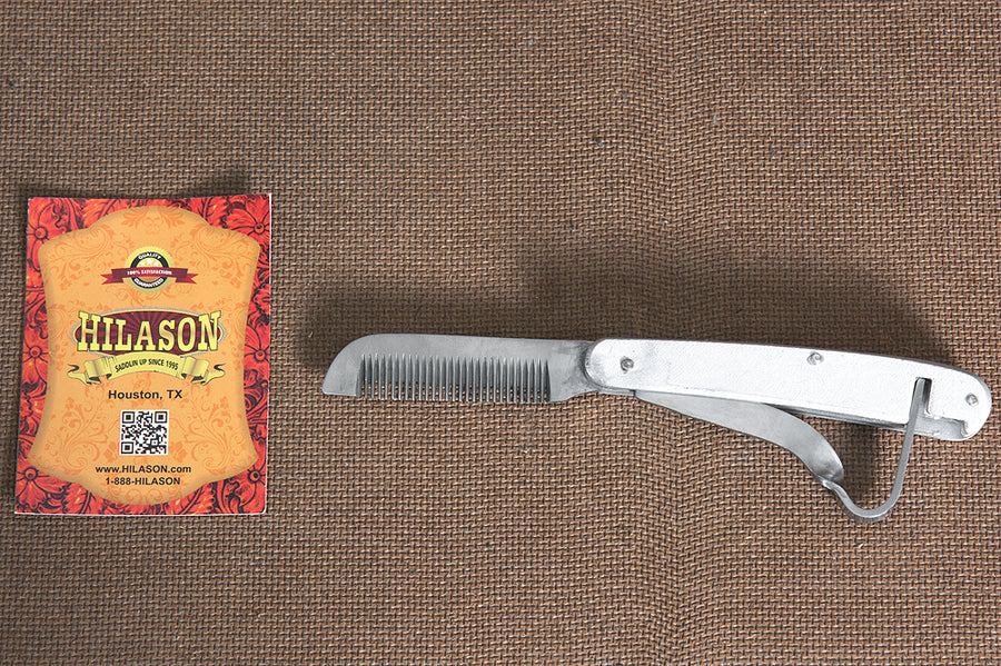 Hilason Western Horse Care Thinning Knife W/ Hoof Pick