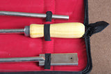 Hilason Western Horse Care 3 Pieces Of Tooth Rasp W/ Wooden Handle
