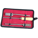 Hilason Western Horse Care 3 Pieces Of Tooth Rasp W/ Wooden Handle