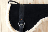 HILASON Natural Horsemanship Leather Bareback Western Treeless Saddle Pad | Pads Baretek Riding for Horses