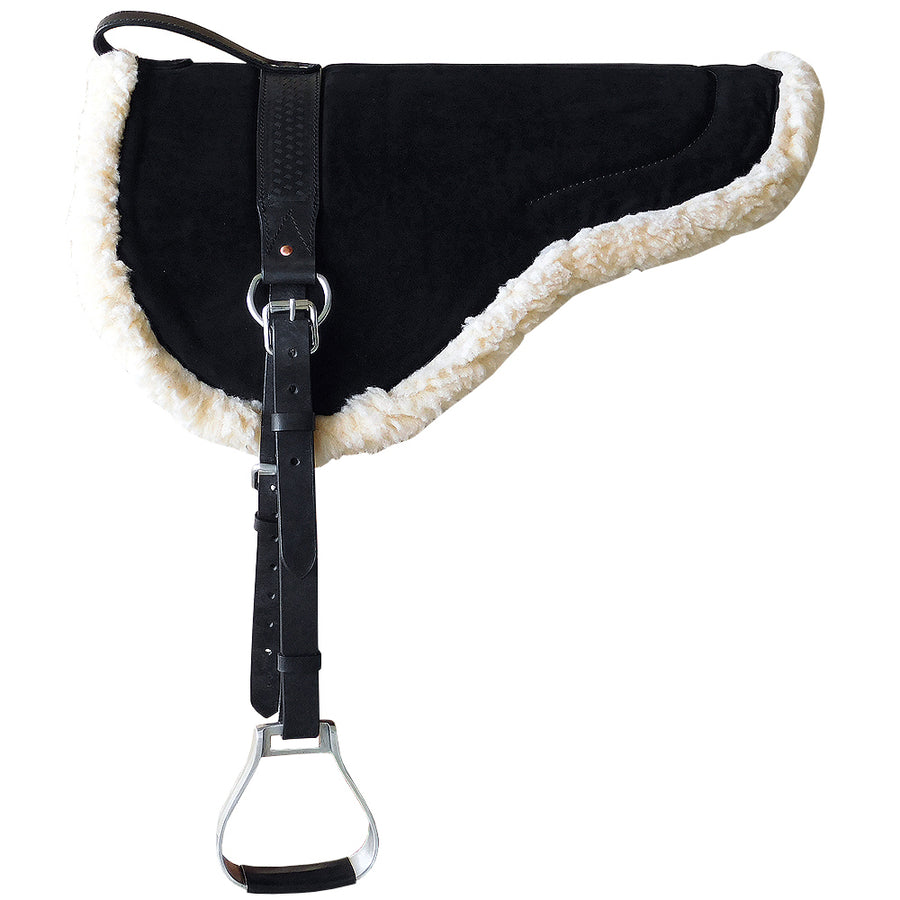 Hilason Natural Horsemanship Leather Bareback Western Treeless Saddle Pad - Uhorse