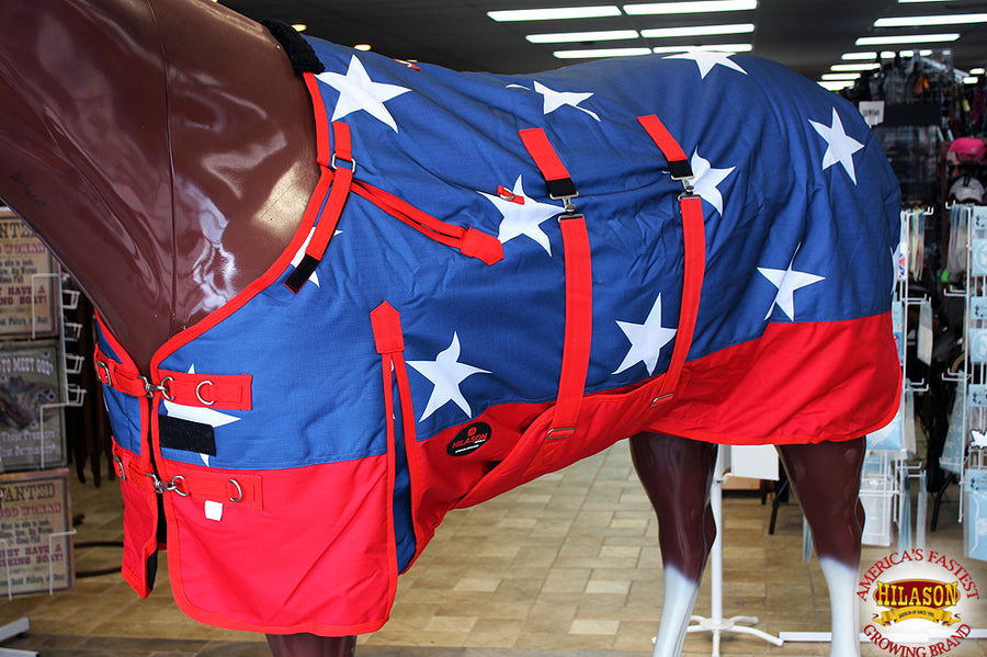 HILASON 1200D Winter Waterproof Poly Horse Blanket Belly Wrap | Turnout Blankets for Horses