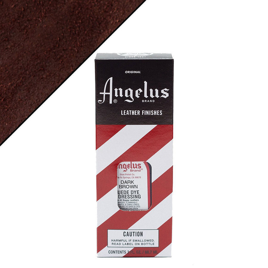 Dark brown leather dye dressing bottle - Uhorse