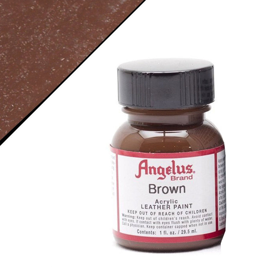 Brown acrylic leather paint bottle - Uhorse