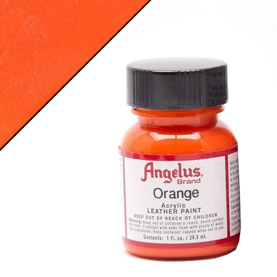 Orange acrylic leather paint - Uhorse