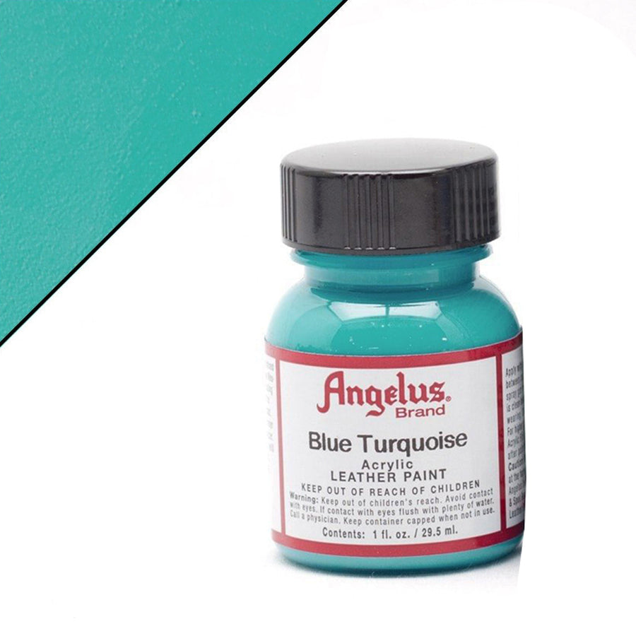 Blue turquoise acrylic leather paint - Uhorse