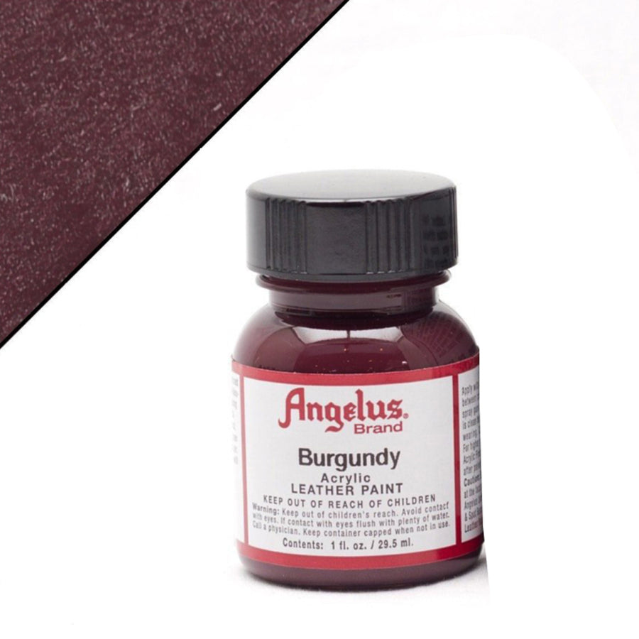 Burgundy acrylic leather paint - Uhorse