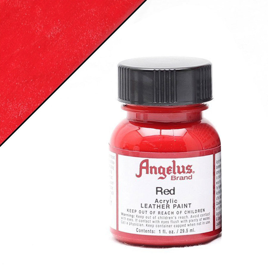 Red acrylic leather paint bottle - Uhorse