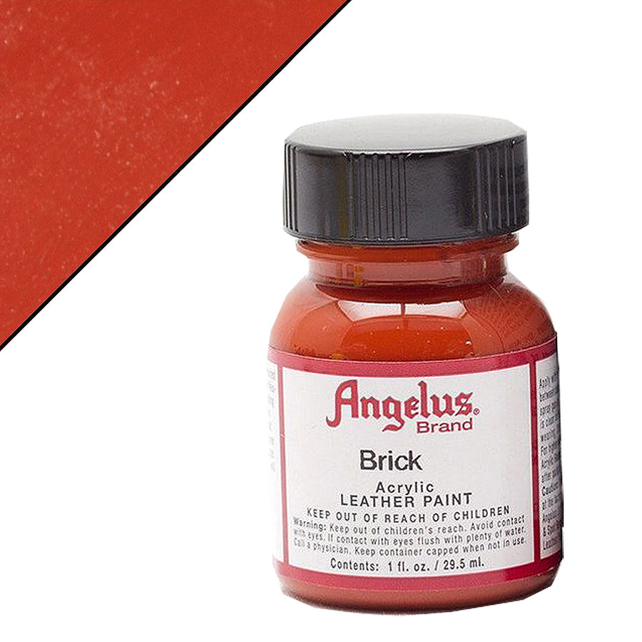 Brick red acrylic leather paint - Uhorse