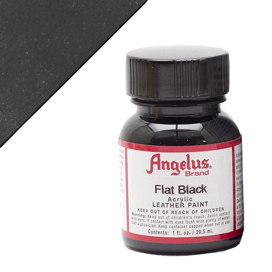 Angelus Brand Flat Black Acrylic Leather Paint - Uhorse