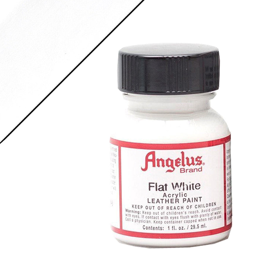 Angelus flat white acrylic leather paint - Uhorse