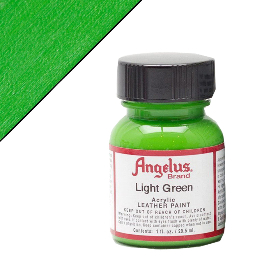 Light green acrylic leather paint bottle - Uhorse