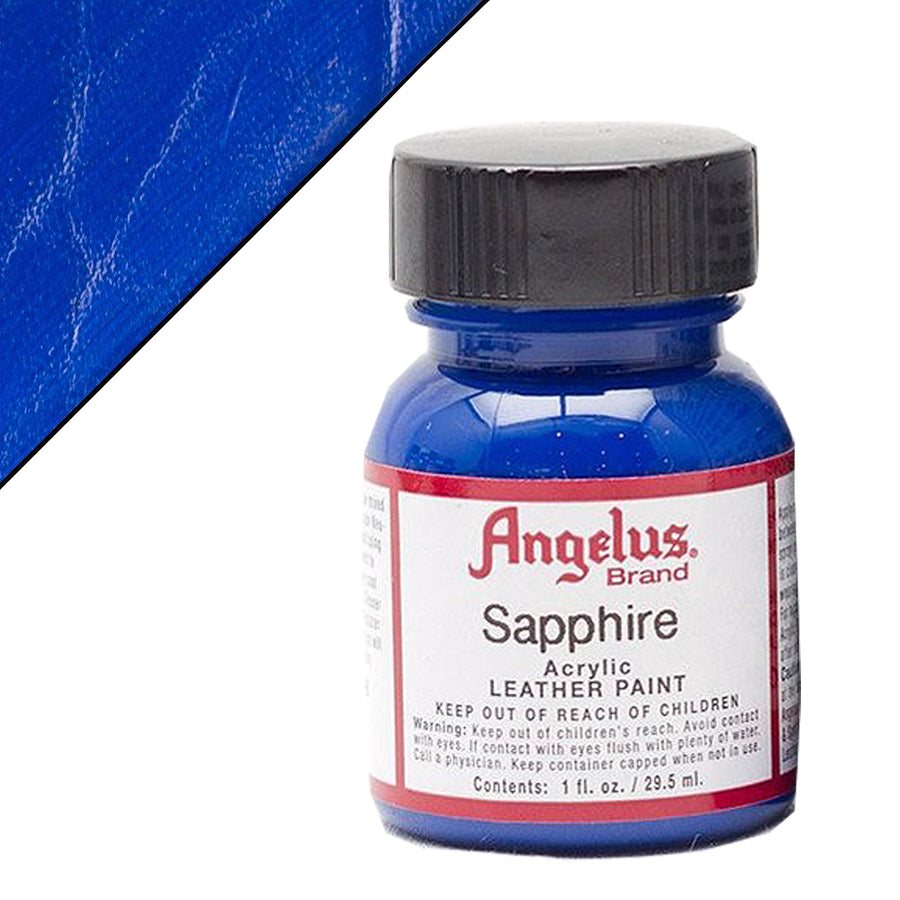Angelus Brand Sapphire acrylic leather paint - Uhorse