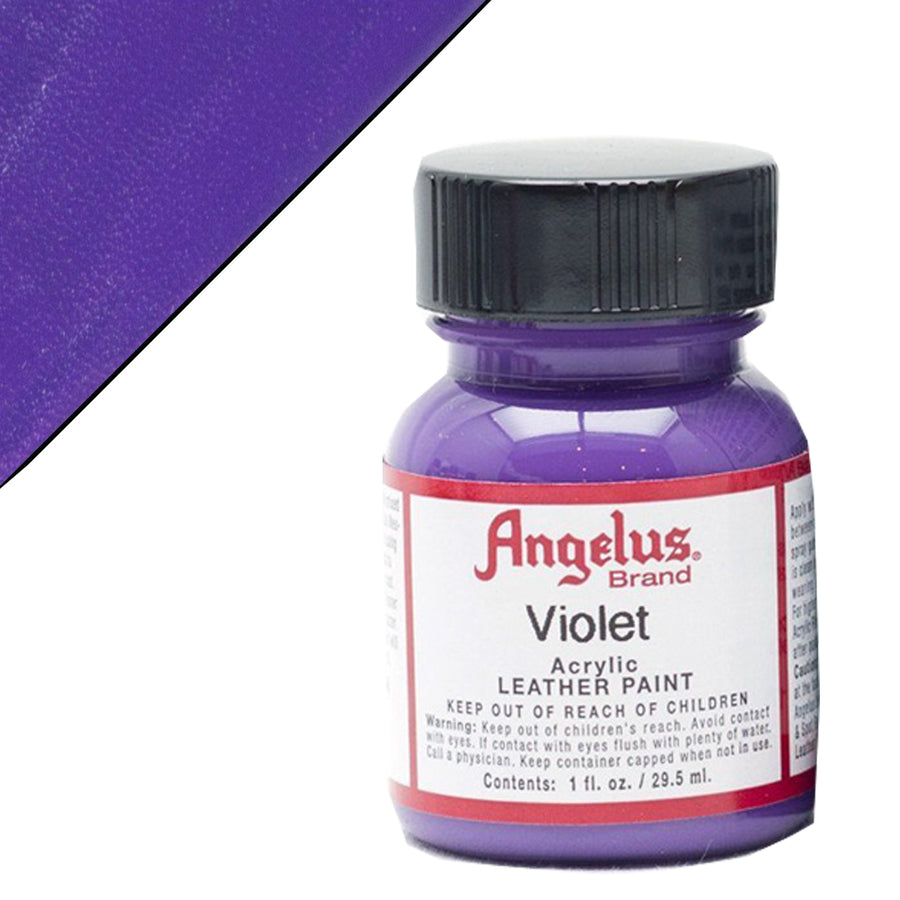 Violet acrylic leather paint - Uhorse