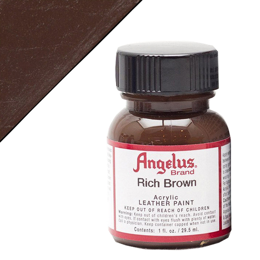 Rich brown acrylic leather paint bottle - Uhorse