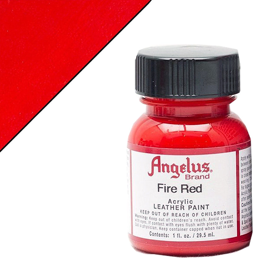 Fire Red acrylic leather paint - Uhorse