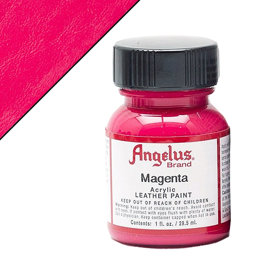 Magenta acrylic leather paint - Uhorse