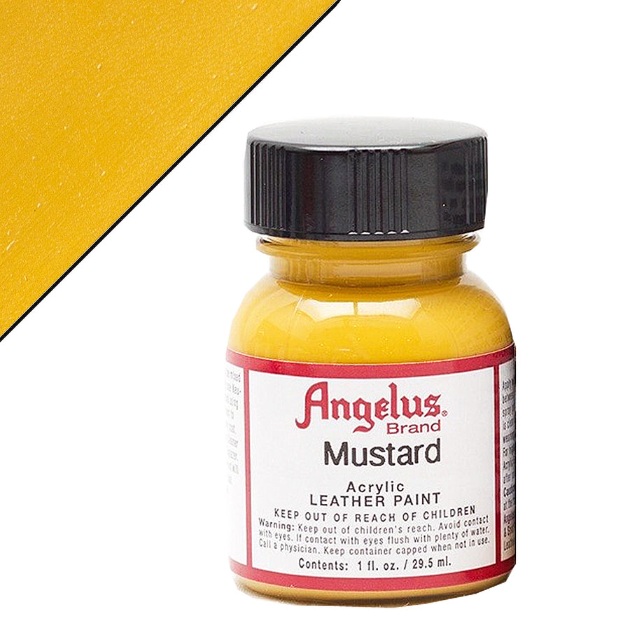 Mustard acrylic leather paint - Uhorse