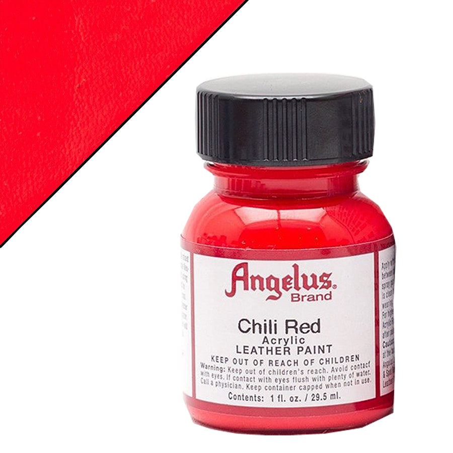 Angelus Chili Red Acrylic Leather Paint - Uhorse