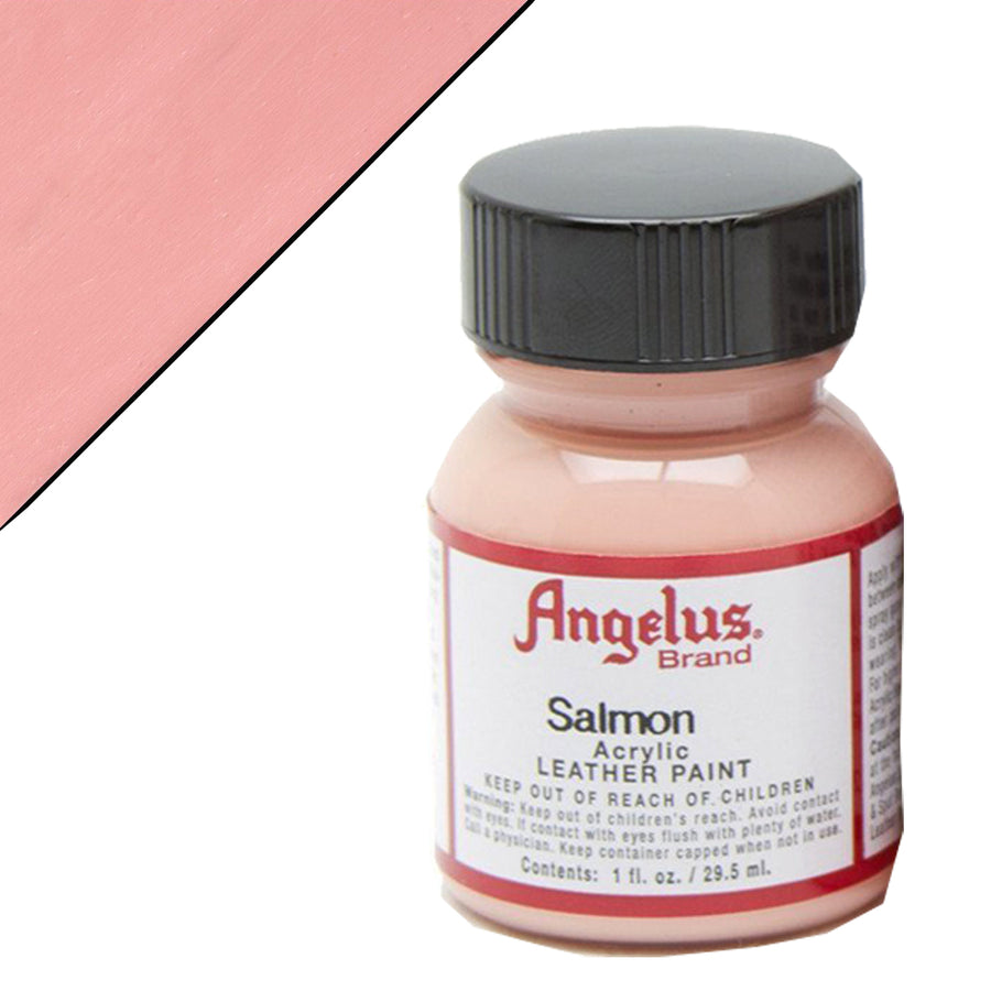 Angelus salmon acrylic leather paint - Uhorse