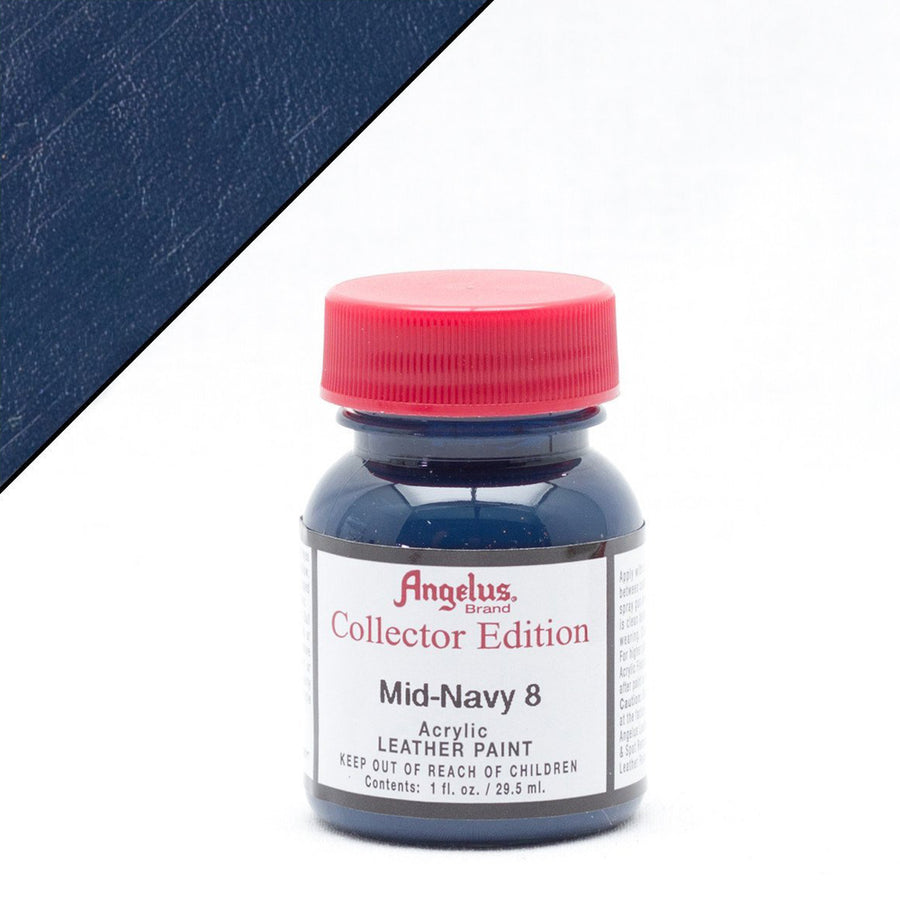 Angelus Brand Collector Edition Acrylic Leather Sneaker Paint 1Oz Navy - Uhorse