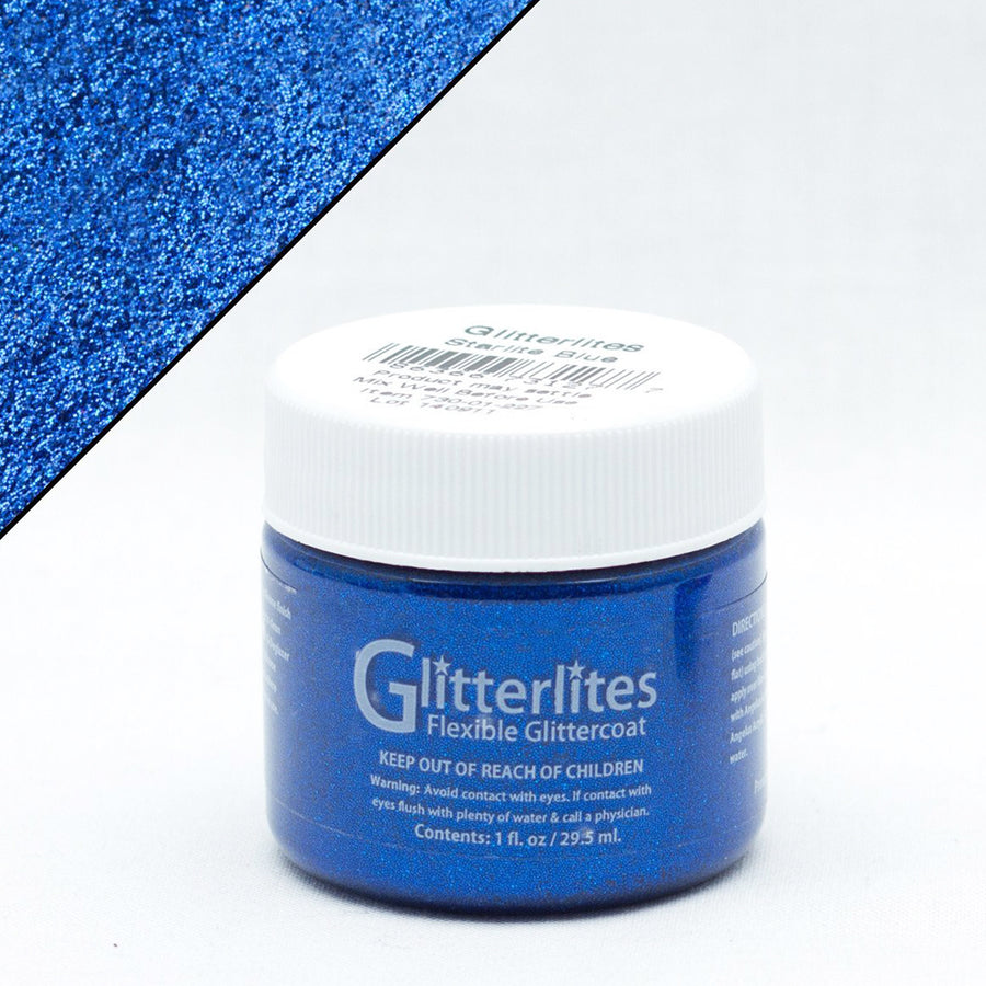 Blue glitter flexible glittercoat jar - Uhorse