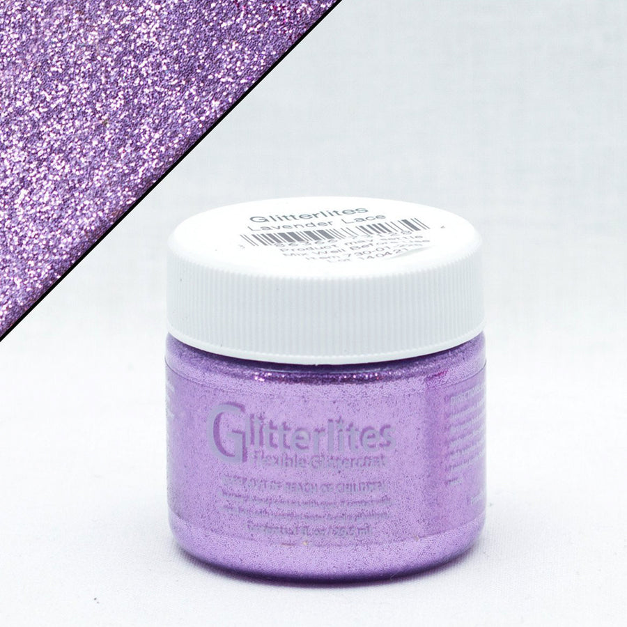 Purple glitter craft supply jar - Uhorse
