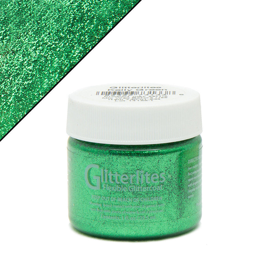 Green glitter craft powder - Uhorse