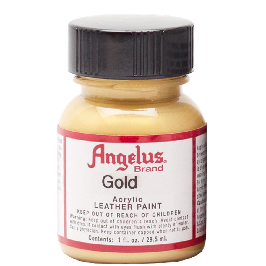 Gold acrylic leather paint - Uhorse