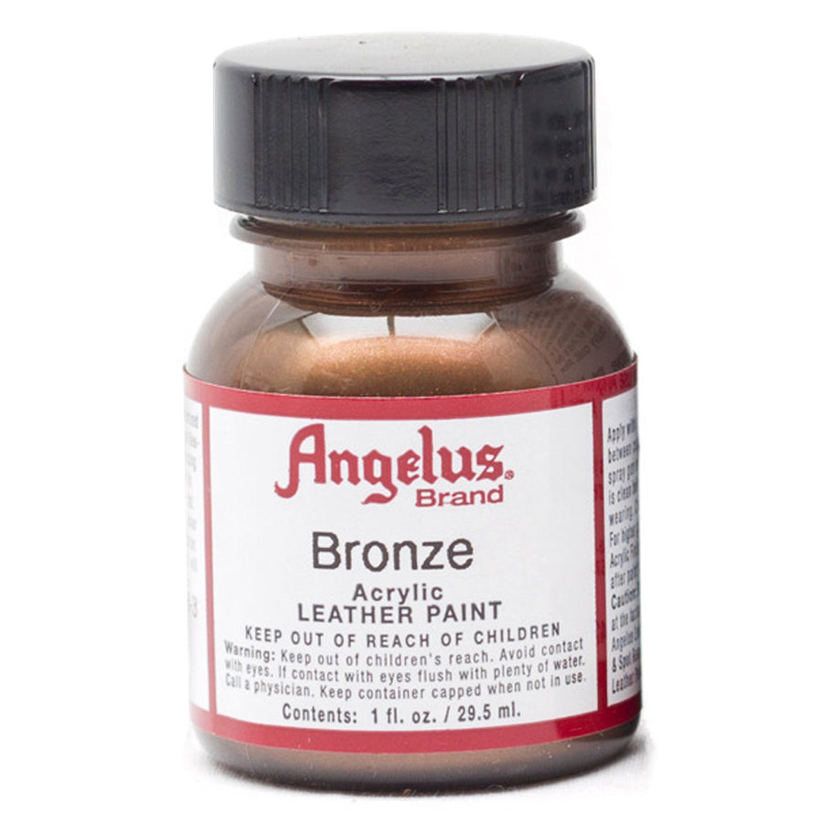 Bronze acrylic leather paint bottle - Uhorse