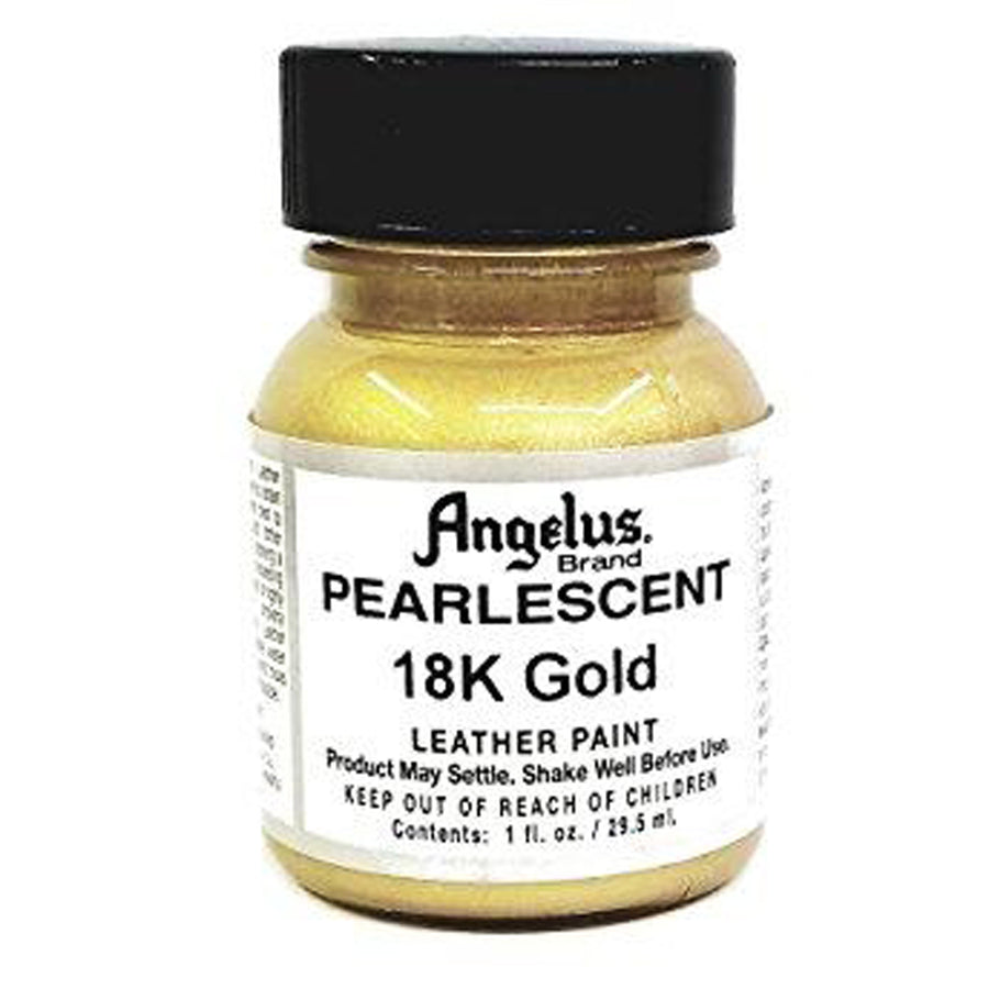 Pearlescent 18K gold leather paint - Uhorse