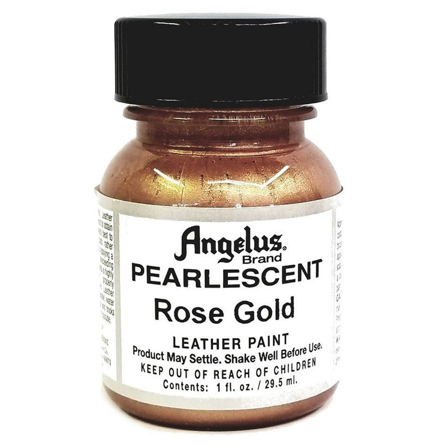 Pearlescent rose gold leather paint - Uhorse