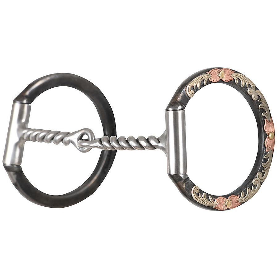Classic Equine Tool Box H. Bit Single Joint Twisted Wire Snaffle D by Hilason – Cowboy and equestrian accessories