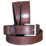 Hilason Heavy Duty Made In Usa Gun Holster Leather Work Belt Dark Brown
