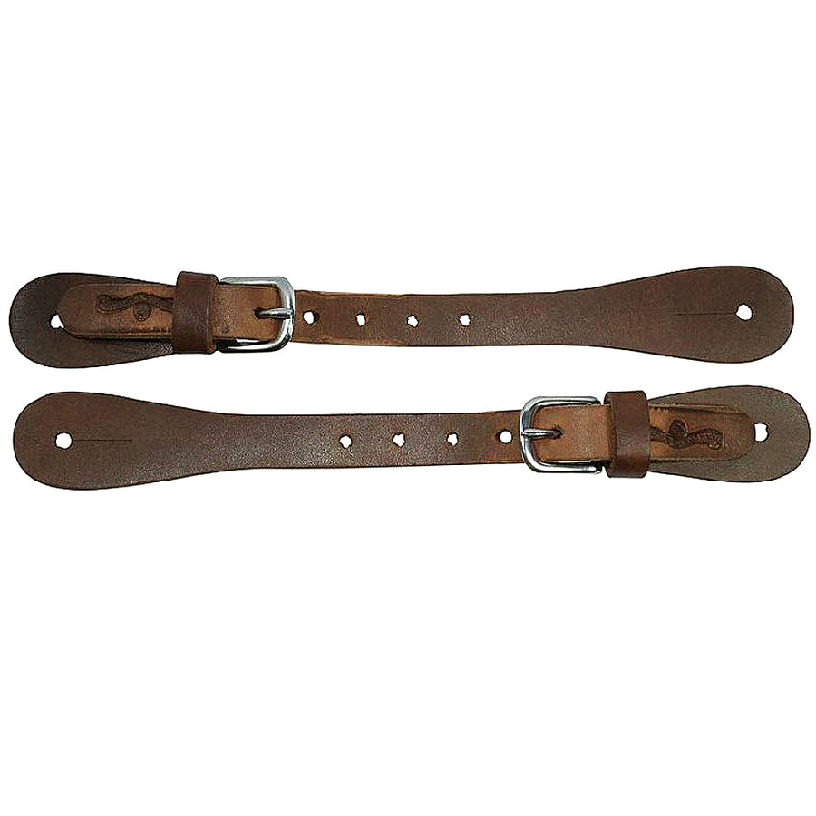 Circle Y Single Ply Leather Cowboy Mens Spur Strap Pair by Hilason – Cowboy and equestrian accessories