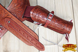 48 In Hilason Double Caliber 44/45 Leather Western Cowboy Gun Rig Holster