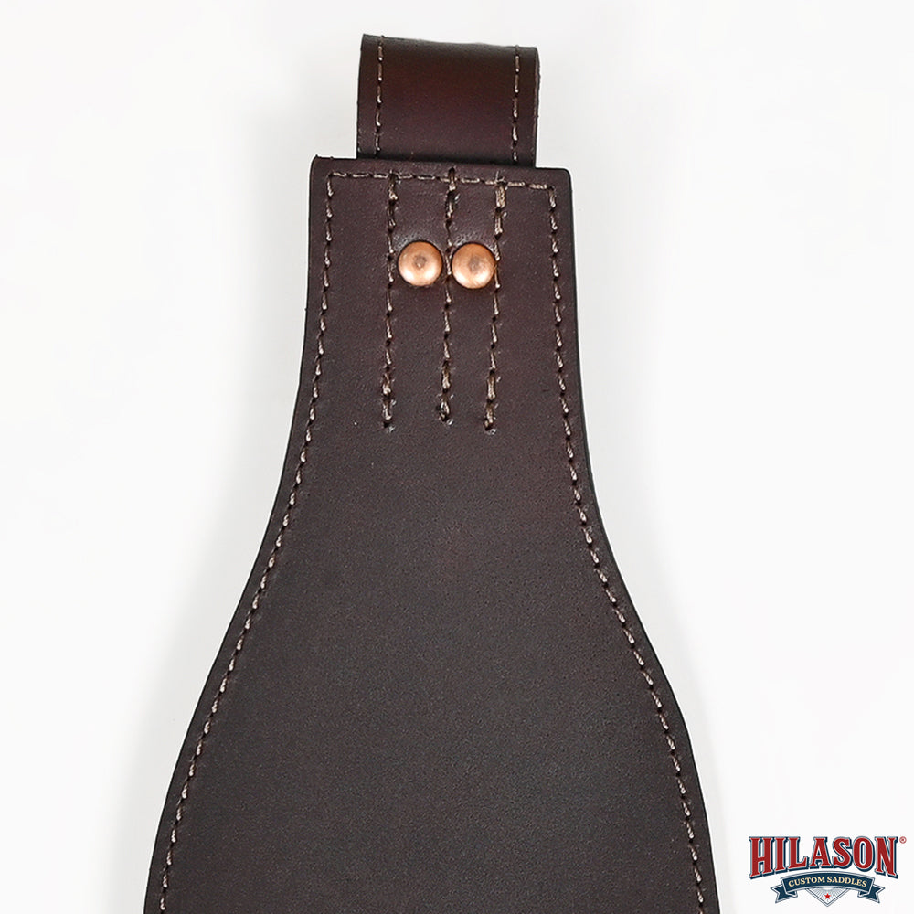 Brown Leather Replacement Fenders For Pony/Youth Saddles - Scallop