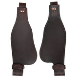 Hilason Leather Youth Saddle Replacement Fender Pair With Hobble Strap - Uhorse