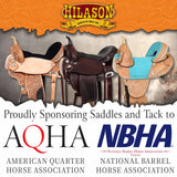 HILASON Western Horse Saddle American Leather Flex Tree Trail & Pleasure Dark Brown