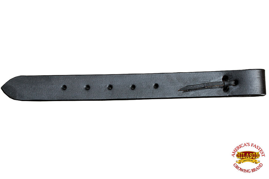 W. H. Saddle Off Billet Leather Cinch Strap With Holes by Hilason – Cowboy and equestrian accessories