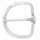 White synthetic square buckle with center bar - Uhorse