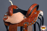 HILASON Western Horse Saddle American Leather Flex Trail Barrel Tack | American Saddle Horse | Leather Saddle | Western Saddle | Saddle for Horses | Horse Saddle Western